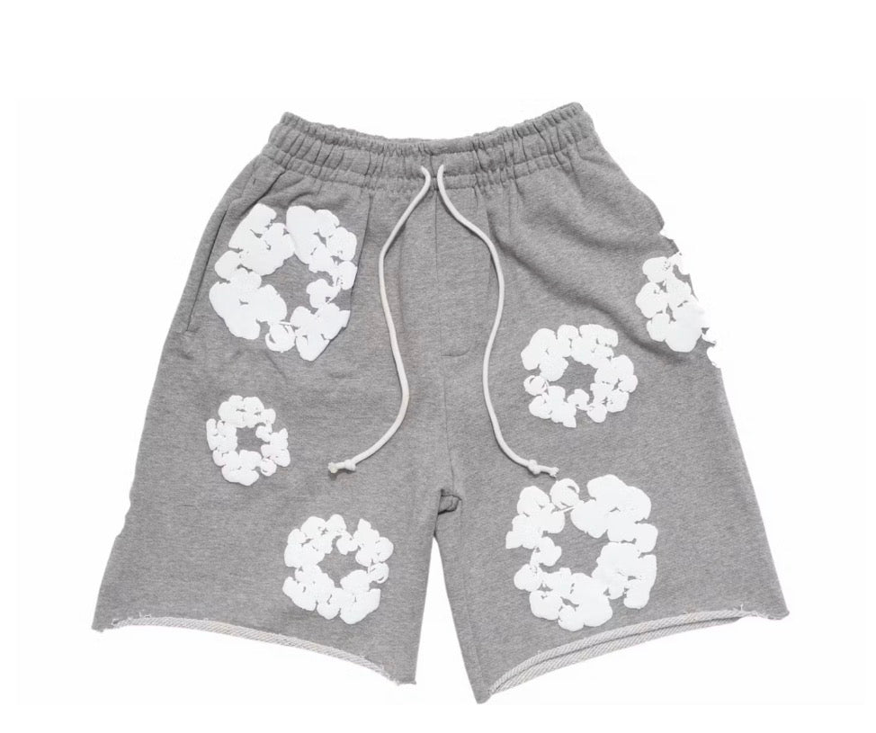 SHORT DENIM GRIS